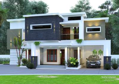 Exterior Designs by Civil Engineer Amaljith 07, Kannur | Kolo
