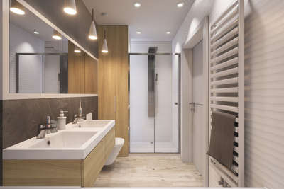 Bathroom, Lighting Designs by 3D & CAD Abhishek  singh, Delhi | Kolo