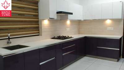 Kitchen, Lighting, Storage Designs by Interior Designer MAPLETUNE  HOME , Malappuram | Kolo