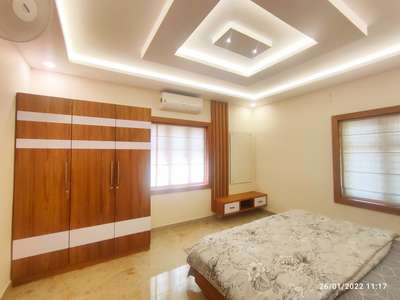 Bedroom, Ceiling, Furniture, Lighting, Storage Designs by Contractor MUHAMMED SHAFEEQUE, Kozhikode | Kolo