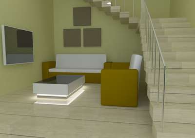Lighting, Living, Furniture, Table, Staircase Designs by Interior Designer muhsir  tm, Kozhikode | Kolo