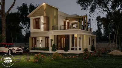 Exterior, Outdoor Designs by Architect Dream Designing, Alappuzha | Kolo