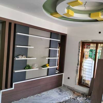 Living, Ceiling, Storage Designs by Carpenter ratheesh ratheesh it, Kottayam | Kolo
