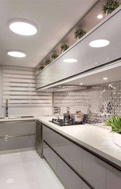 Ceiling, Lighting, Kitchen, Storage Designs by Interior Designer wave  interiors, Ernakulam | Kolo
