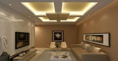 Ceiling, Furniture, Lighting, Living, Storage Designs by Contractor shakil khan, Faridabad | Kolo