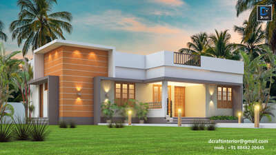 Exterior, Lighting Designs by Interior Designer DCRAFT BUILDERs, Thrissur | Kolo