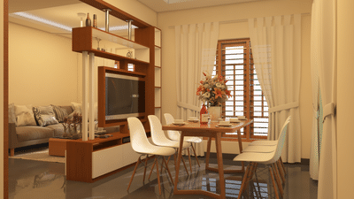 Dining, Furniture, Table, Window, Storage Designs by 3D & CAD Akash Designer , Kottayam | Kolo