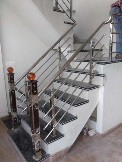 Staircase Designs by Fabrication & Welding आदित्रि steels, Indore | Kolo
