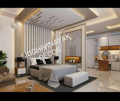 Ceiling, Furniture, Storage, Bedroom, Wall Designs by Interior Designer Siddhi Goyal, Delhi | Kolo