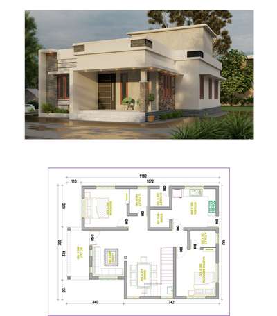 Exterior, Plans Designs by Architect ARSHAK , Palakkad | Kolo