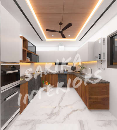 Kitchen, Lighting, Storage Designs by 3D & CAD kajal babbar, Delhi | Kolo
