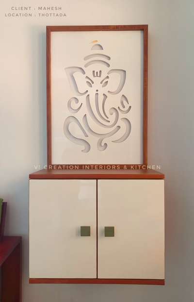 Prayer Room, Storage Designs by Building Supplies vi creation , Kannur | Kolo