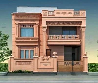 Exterior Designs by Contractor sohan jangid, Jodhpur | Kolo