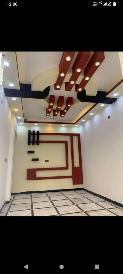 Ceiling, Lighting, Storage, Flooring Designs by Contractor Imran Saifi, Ghaziabad | Kolo