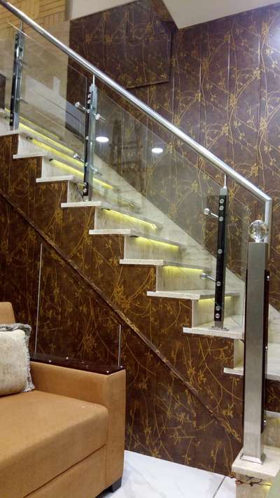 Staircase Designs by Carpenter Firoz Alam, Ghaziabad | Kolo
