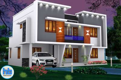 Exterior, Outdoor Designs by 3D & CAD ameen s, Thiruvananthapuram | Kolo