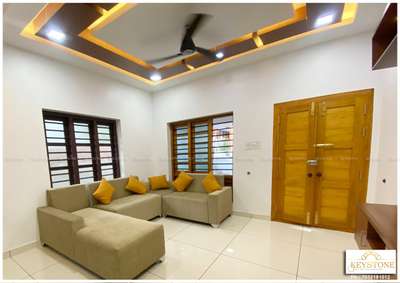 Ceiling, Furniture, Lighting, Living, Door Designs by Architect Keystone  builders, Thiruvananthapuram | Kolo