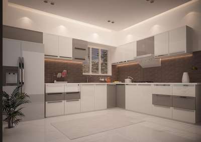 Kitchen, Lighting, Storage Designs by Architect sona mariya, Malappuram | Kolo