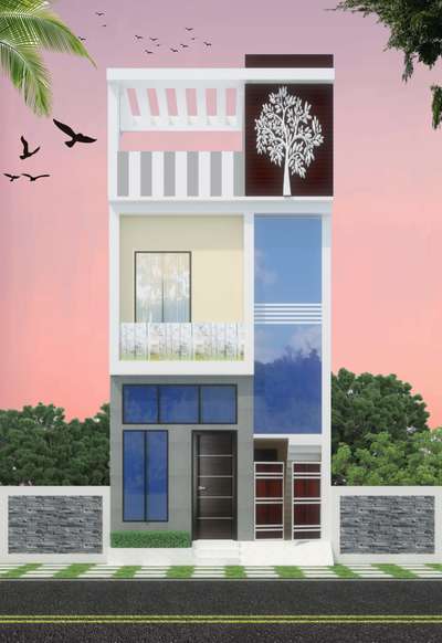 Exterior Designs by Civil Engineer Abhishek upadhyay, Indore | Kolo