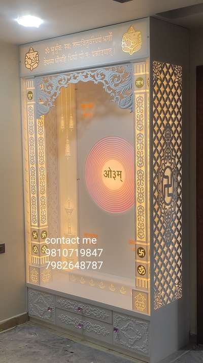 Storage, Prayer Room, Lighting Designs by Service Provider Ram gopal, Delhi | Kolo