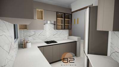 Kitchen, Storage Designs by Interior Designer A2 Design Studio, Ghaziabad | Kolo