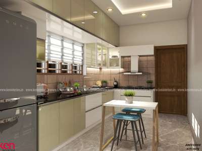 Kitchen, Lighting, Storage, Furniture Designs by Architect Ar anulashin , Malappuram | Kolo