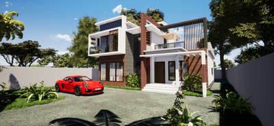 Exterior Designs by Contractor gireesh balan, Alappuzha | Kolo
