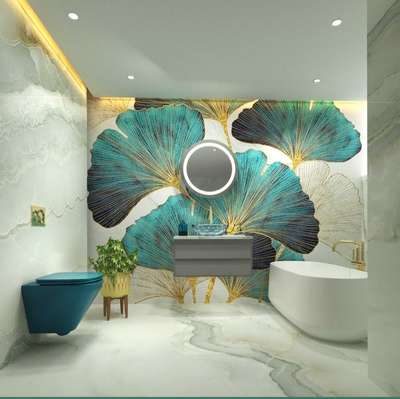 Flooring, Bathroom, Wall, Home Decor, Lighting Designs by Contractor Anup  nautiyal, Gurugram | Kolo