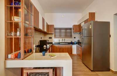 Kitchen, Storage Designs by Architect Salmia Builders, Ernakulam | Kolo