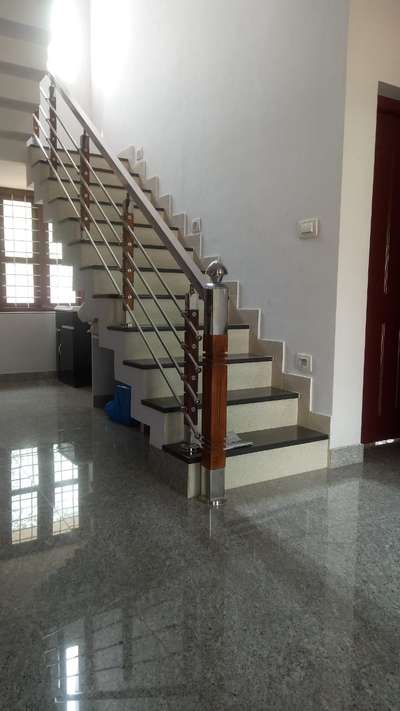 Staircase Designs by Contractor faisal ca, Thrissur | Kolo