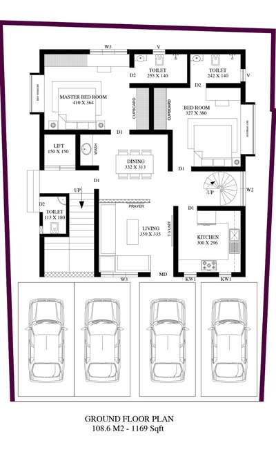 Plans Designs by Civil Engineer Er  CEESHNA SURESH, Ernakulam | Kolo