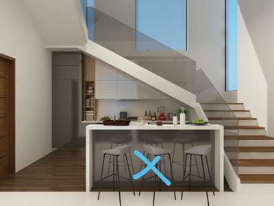 Kitchen, Storage, Staircase Designs by Building Supplies Glide rozz, Kozhikode | Kolo