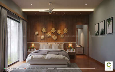 Bedroom, Furniture, Storage, Lighting, Wall Designs by Interior Designer vyshakh  Tp, Kozhikode | Kolo