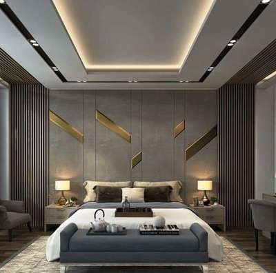 Ceiling, Furniture, Storage, Bedroom, Wall Designs by Contractor Rajiv  Kumar, Ghaziabad | Kolo