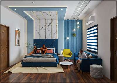 Ceiling, Furniture, Bedroom, Storage Designs by Architect Mohd Rameez, Meerut | Kolo