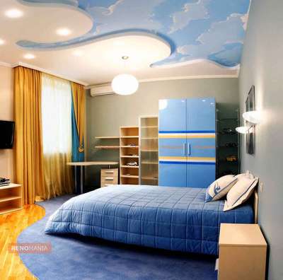Bedroom, Lighting, Furniture, Storage Designs by Contractor shakil khan, Faridabad | Kolo