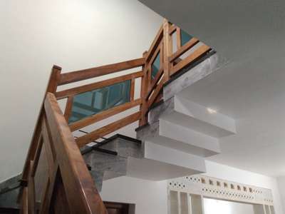 Staircase Designs by Carpenter Dipeesh VP, Thrissur | Kolo