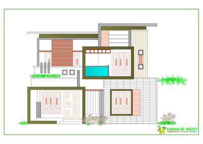 Plans Designs by Civil Engineer Unique  Nest, Pathanamthitta | Kolo