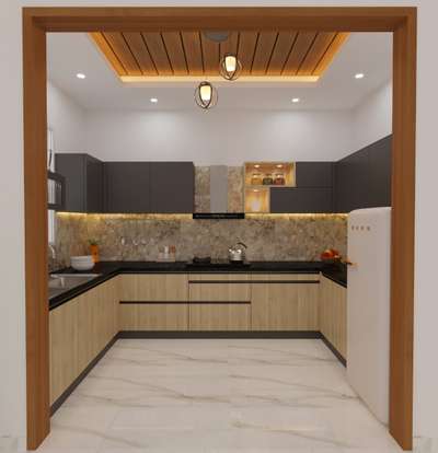 Lighting, Kitchen, Storage Designs by Interior Designer Shahban  Choudhary, Muzaffarnagar | Kolo