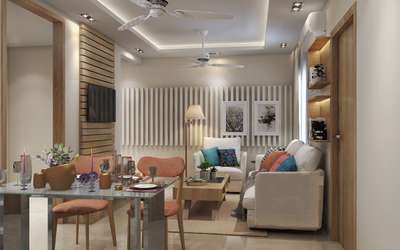 Dining, Furniture, Table, Lighting, Living Designs by Interior Designer INStudio Designs , Delhi | Kolo