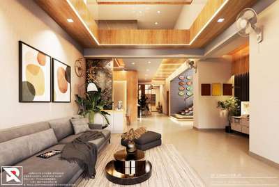 Ceiling, Furniture, Lighting, Living Designs by Architect Dipin Ram, Malappuram | Kolo