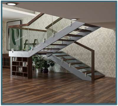 Staircase Designs by Contractor Stairex Stairs, Ernakulam | Kolo