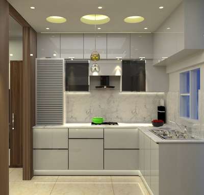 Lighting, Kitchen, Storage Designs by Interior Designer AKANKSHA SHARMA, Ghaziabad | Kolo
