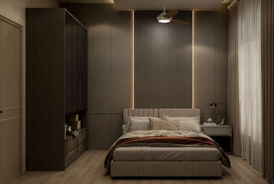 Furniture, Storage, Bedroom, Wall Designs by 3D & CAD Athul krishnam, Thrissur | Kolo