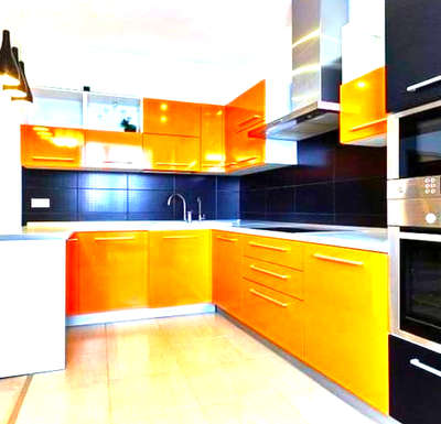 Kitchen, Lighting, Storage Designs by Architect Samad Saif, Meerut | Kolo