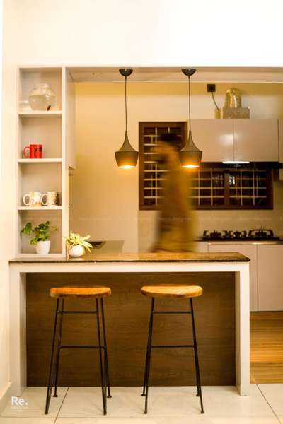 Kitchen, Storage, Lighting Designs by Architect Redot design lab, Thiruvananthapuram | Kolo