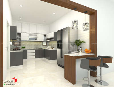 Kitchen, Lighting, Storage Designs by Interior Designer Biju Anchal , Thiruvananthapuram | Kolo