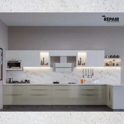 Kitchen, Lighting, Storage Designs by Architect Bharat Sharma, Jaipur | Kolo