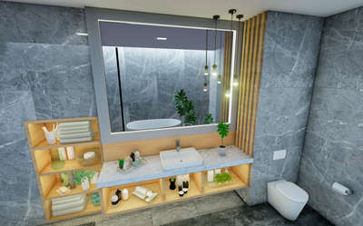 Bathroom Designs by Interior Designer Haris Muhammed, Kottayam | Kolo