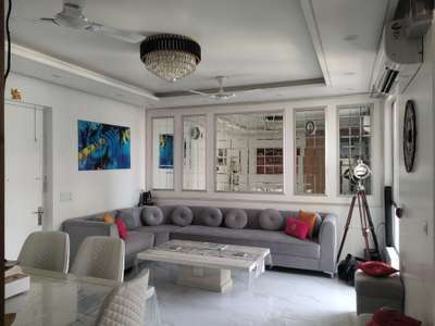 Ceiling, Furniture, Table, Living Designs by Contractor Amarjeet Kumar, Gurugram | Kolo